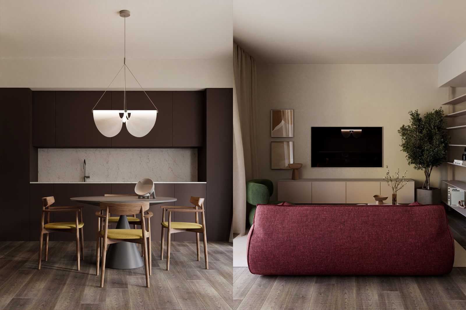 archventil_interior_design_architettura_residenziale_appartamento_milano_italia_vsr_vasari_75_terrazzo_styling_tonalità_profonde_rosso_elegante_forte